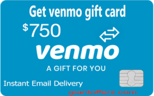 New Venmo Gift Card-750