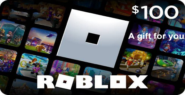 $100 free roblox gift card
