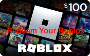 Get a 100 USD Roblox Gift Card