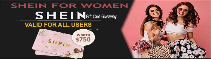 Get USD750 Shein Gift Card