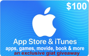 Get 100usd iTunes Gift Card