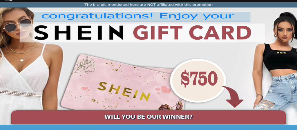 Get a $750 Shein Gift Card