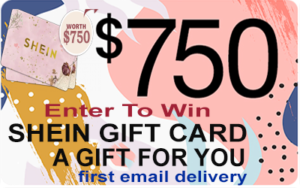Get 750 USD Shein Gift Card