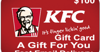 how to redeem a $100 kfc gift card