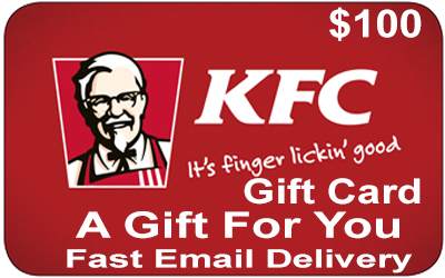 how to redeem a $100 kfc gift card