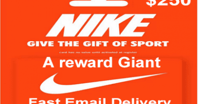 Get a $250 Nike Gift Card