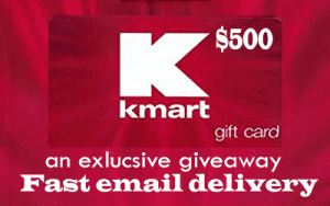 Get 500USD Kmart Gift Card