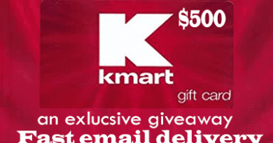 get $500 kmart gift card