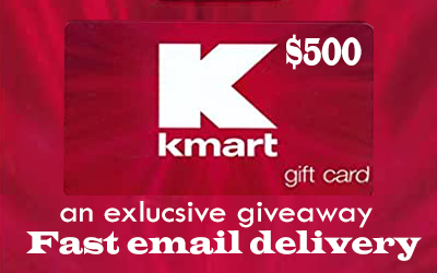 get $500 kmart gift card