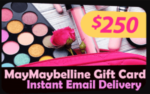 Redeem $250 Maybelline Gift Card With Beauty Tips Book