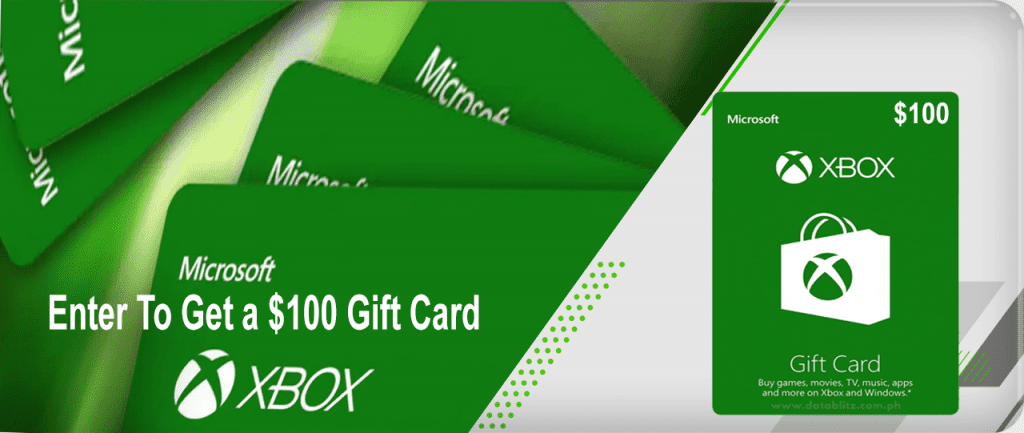 Get a 100 USD Xbox Gift Card
