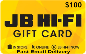Get a 100 USD Free JB Hi-Fi Gift Card