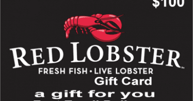Win a 100 USD Red Lobster Gift Card