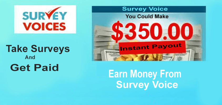 Survey Voice-Earn Up TO 300 USD From Home