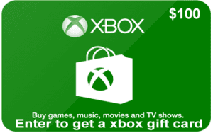 Get a 100 USD Xbox Gift Card