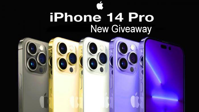 New Giveaway iPhone 14 Pro