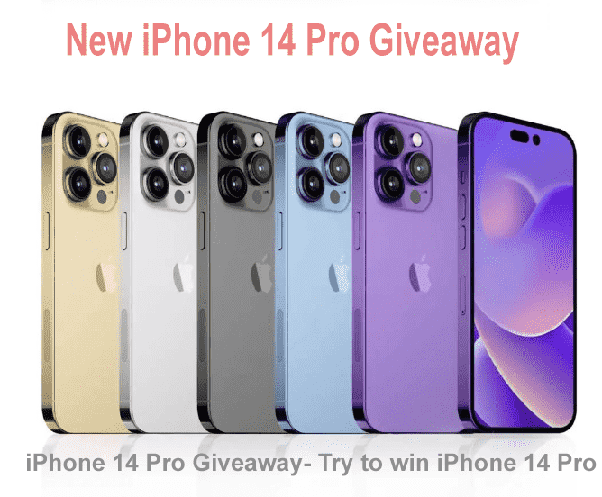 Enjoy New iPhone 14 Pro Giveaway
