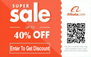 Open Alibaba and Get Up To 40 Percent Discount