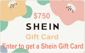 Get 750 USD Shein Gift Card With Promo Code