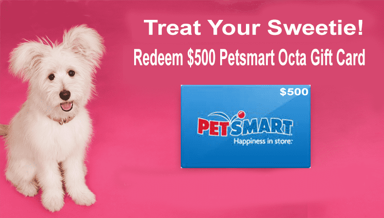 Redeem 500 USD Petsmart Okta Gift Card