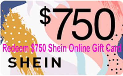 shein gift card with code