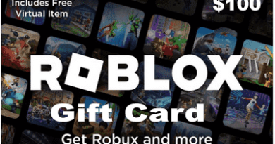 Roblox gift card with robux