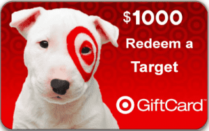 Redeem a $1000 Target Reloadable Gift Card