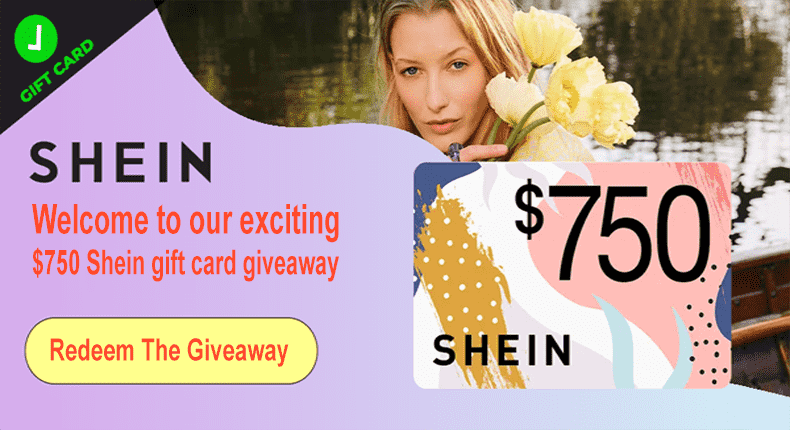 Fashion Shopping Spree Enjoy $750 Shein Gift Card