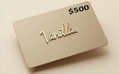 Redeem a $500 Vanilla Visa Gift Card