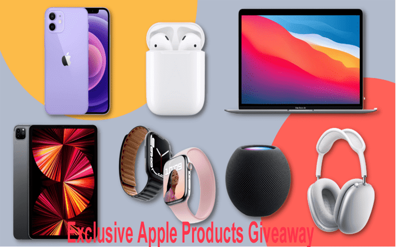 Apple Products Giveaway-iPhone 14 AirPods Watch