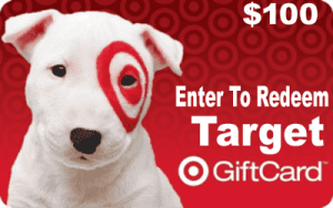 Redeem a 100 USD Target Gift Card Giveaway