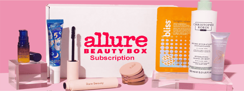Allur beauty box subscrioption.
