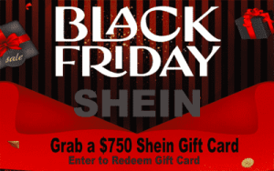Black Friday Offer-Grab a $750 Shein Gift Card
