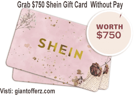 win a free Shein gift card