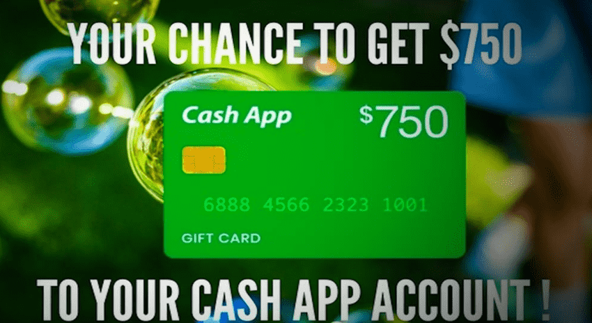 Redeem a $750 Cash App Gift Voucher