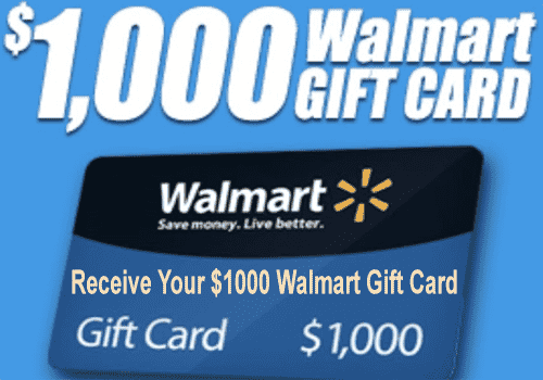 walmart winners of $1000 gift card