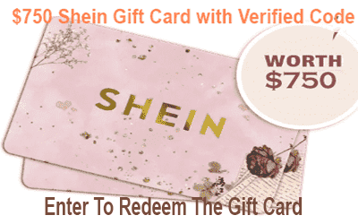 $750 shein gift card flash rewards