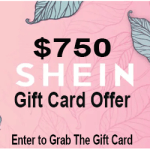 750 shein gift card