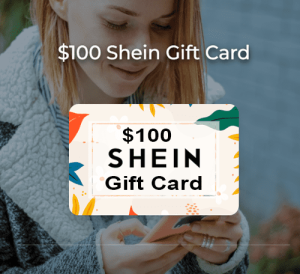 $100 Shein fashion gift card