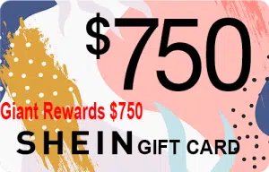 750 shein gift card legit