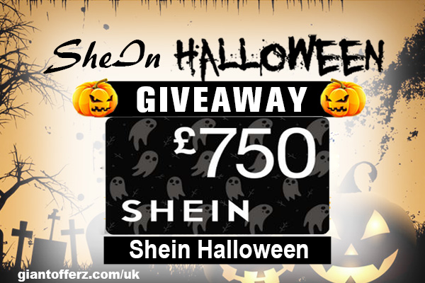 Shein Halloween £750 Gift Card Offer