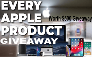 $500 Apple Store Giveaway