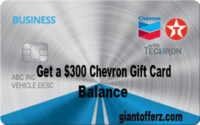 Chevron gift card online