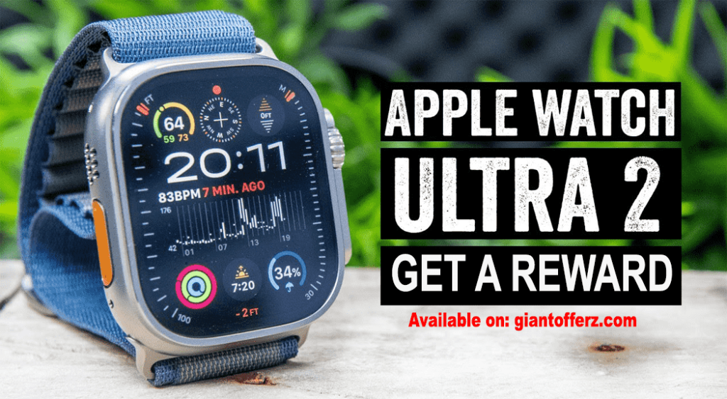 Get an Apple Watch Ultra 2 Reward