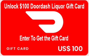 Doordash Liquor Gift Card