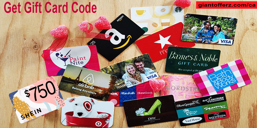 Get a gift card code