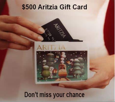 aritzia giveaway