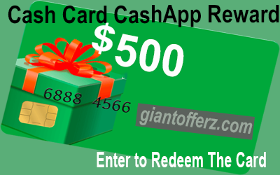 CashApp Cash card offer