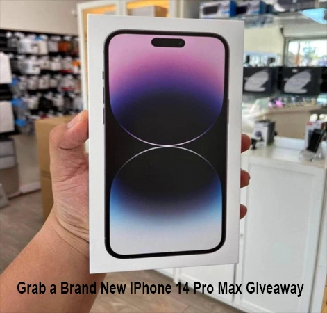 iPhone 14 pro max giveaway