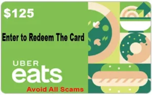 UberEats gift card giveaway